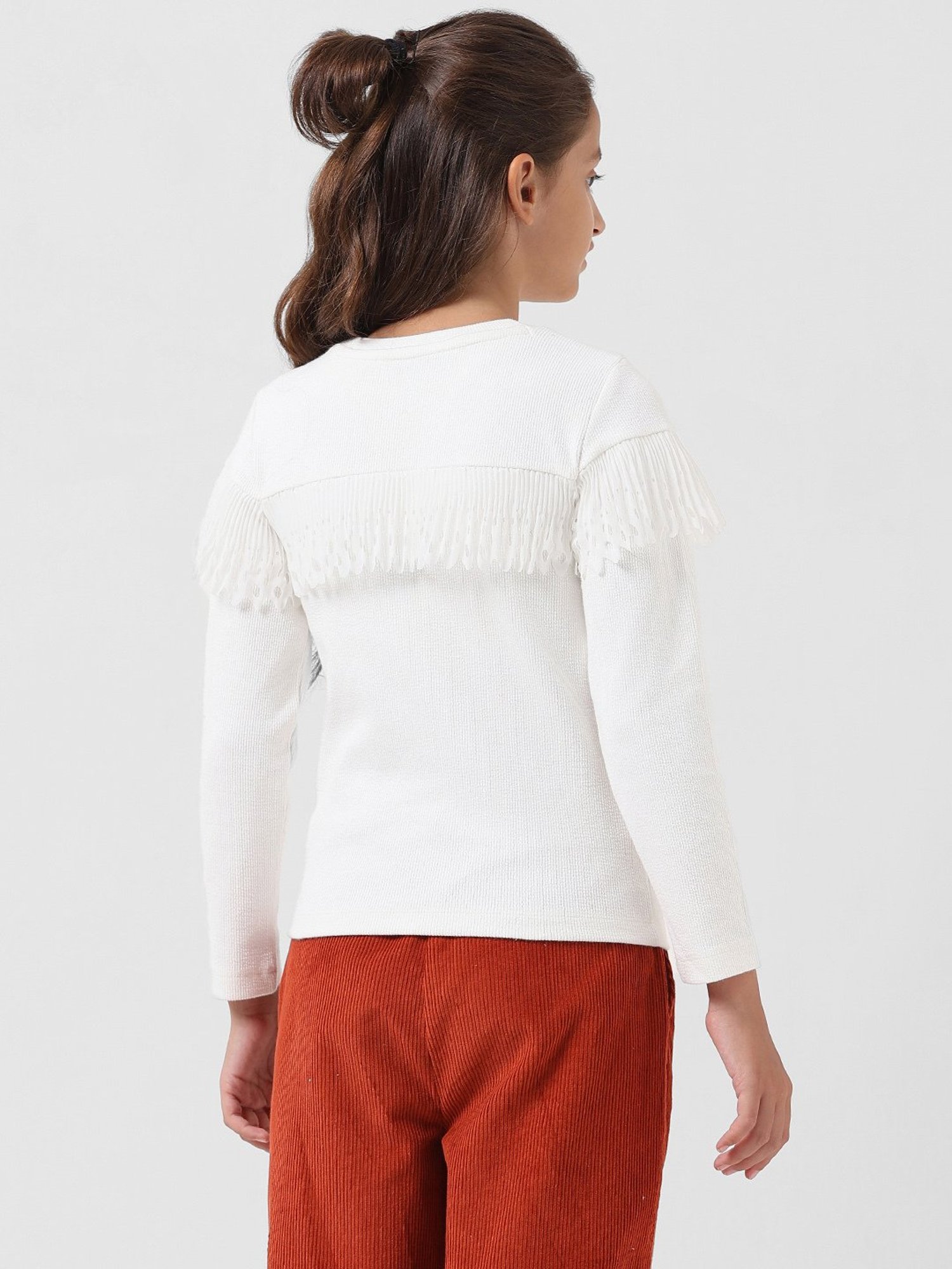 Tiny Girl Kids Pink Solid Top