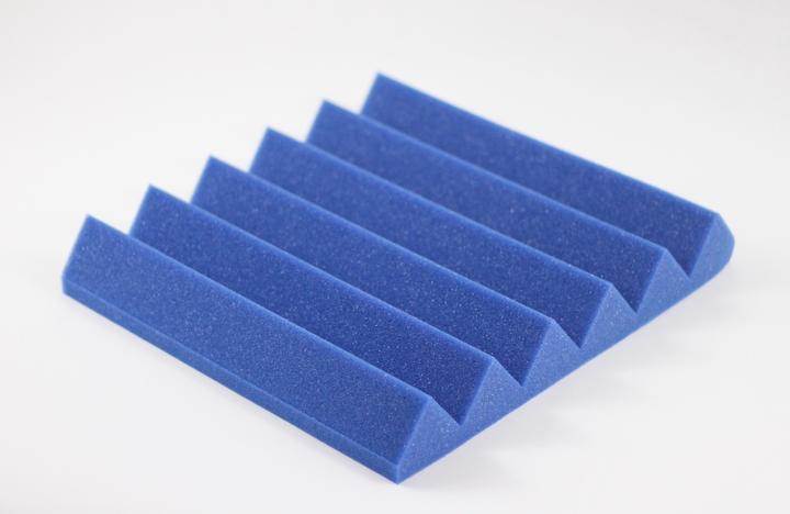 Soundproof Store, 2x12x12-12PK Acoustic Wedge Soundproofing Studio Foam, BLUE/CHARCOAL