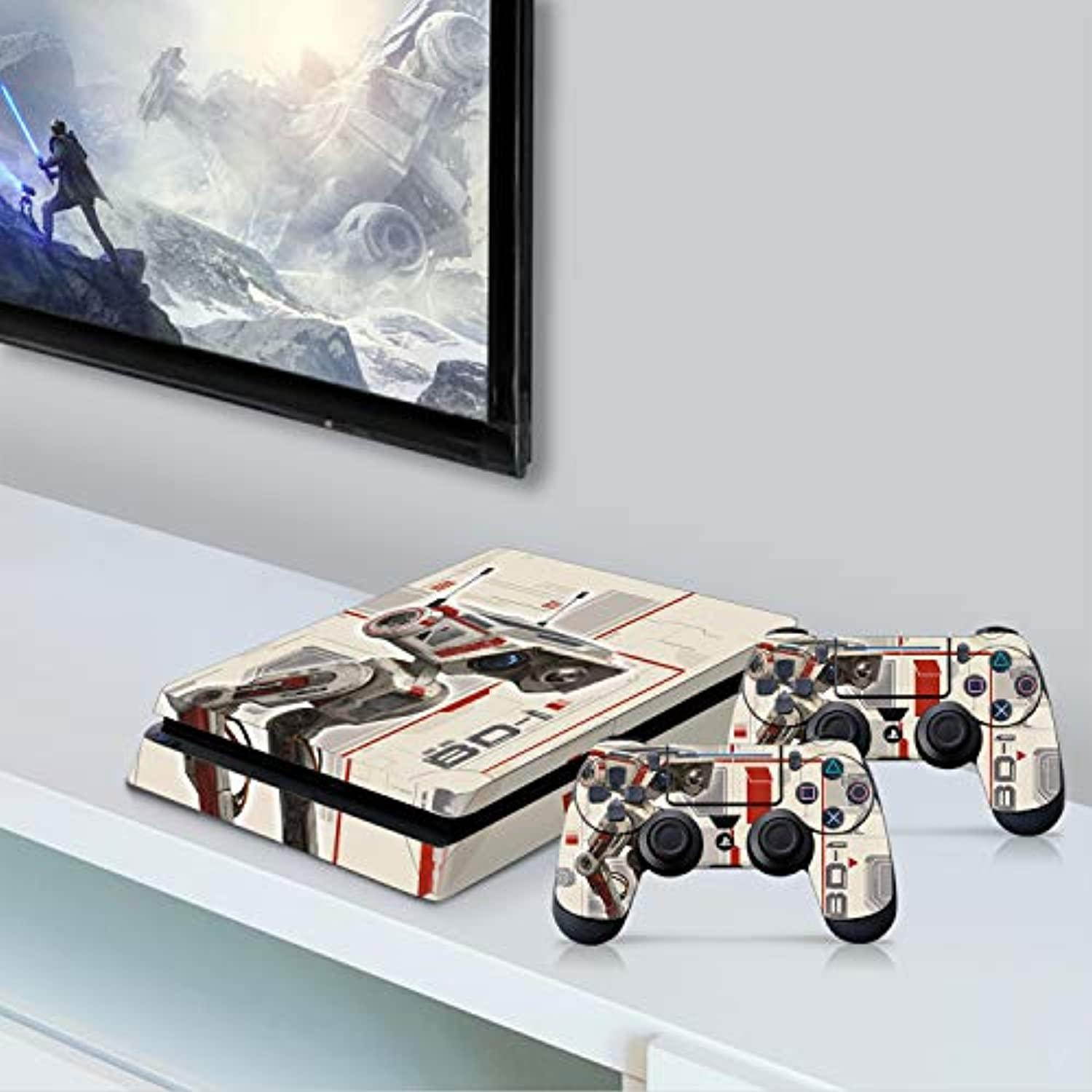 controller gear officially licensed star wars jedi: fallen order - bd-1 ps4 slim console & controller skin - playstation 4