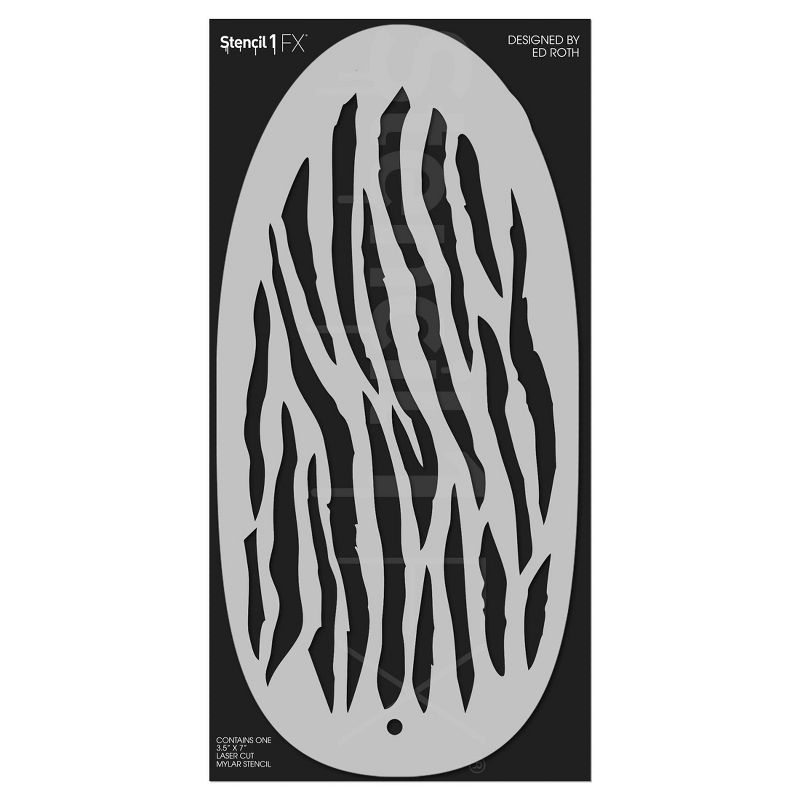 Zebra Stripes Makeup Stencil Halloween Costume Makeup