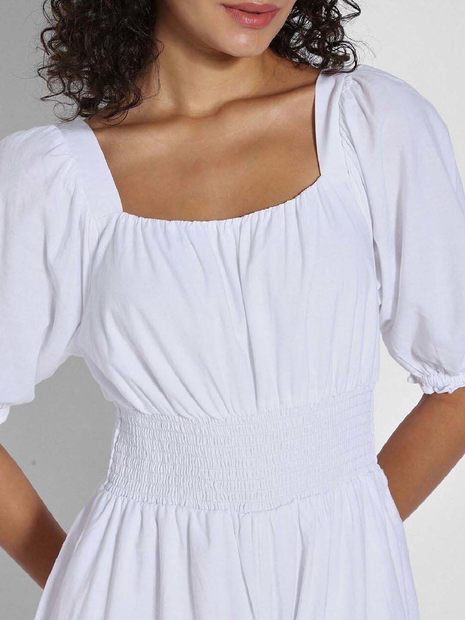 American Eagle Outfitters White Full Length Jumpsuit