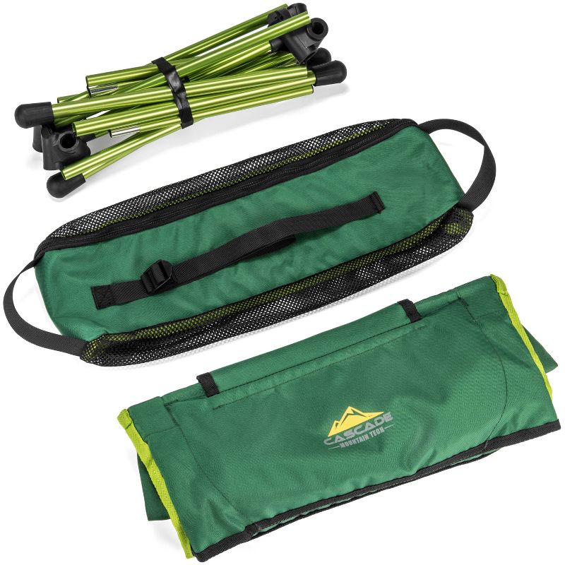 Cascade Mountain Tech High Back Camp Chair - Green