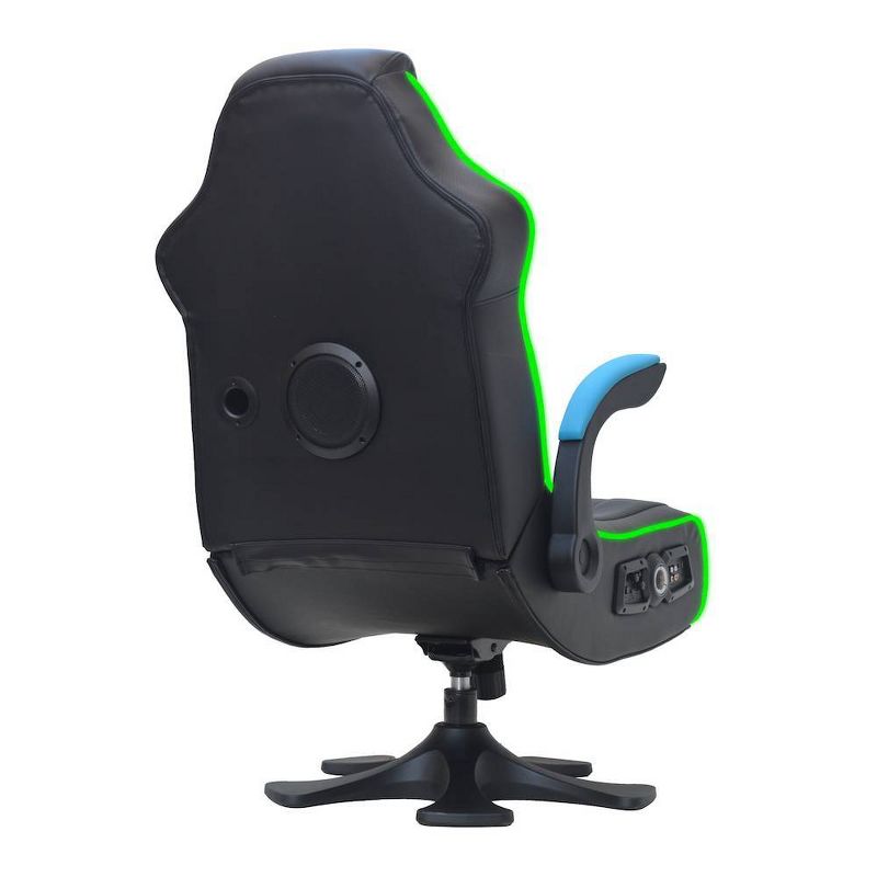 Cxr3 Dual Audio Gaming Chair Black/Teal - X Rocker