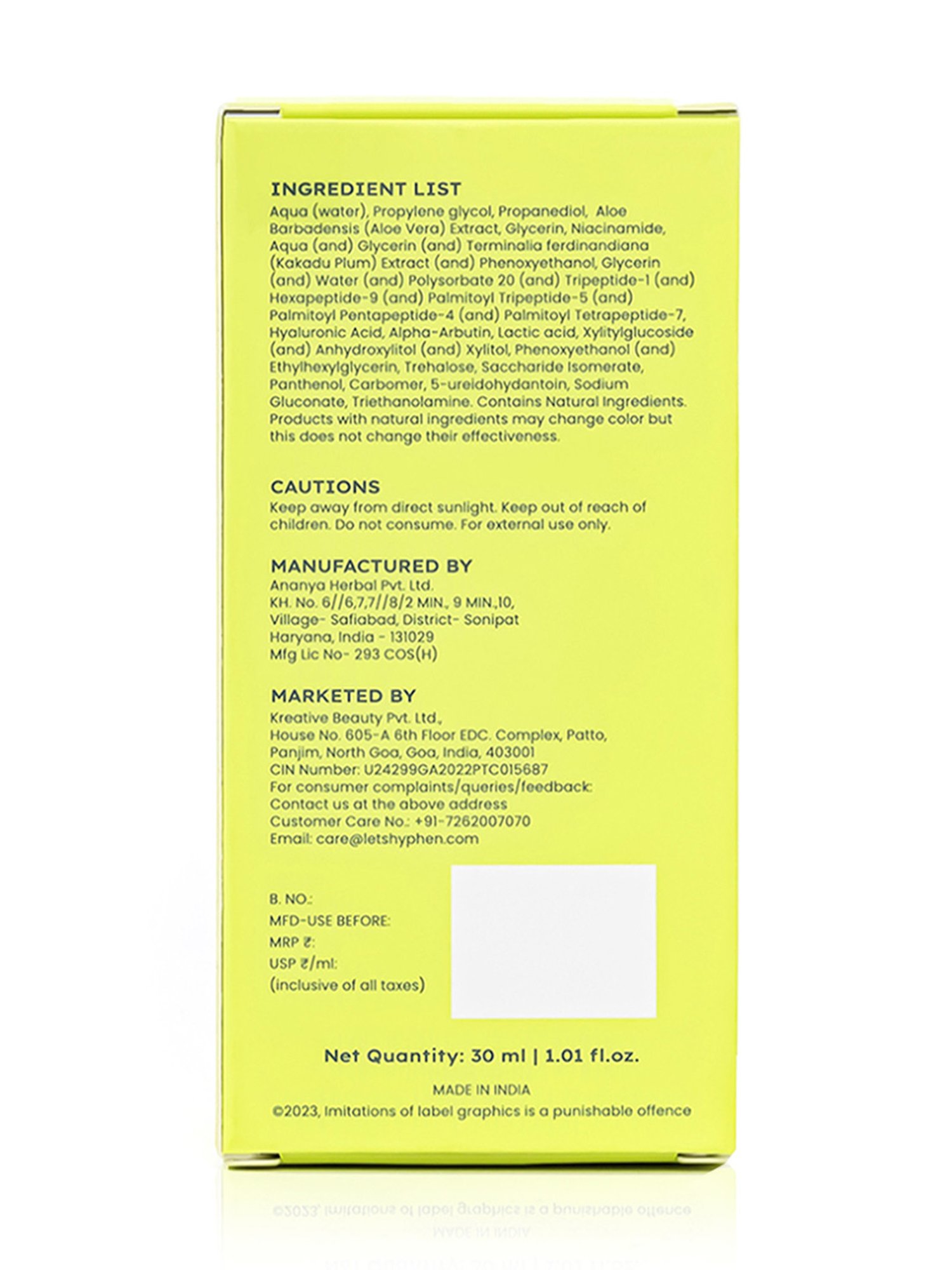 Hyphen Golden Hour Glow Serum - 30 ml