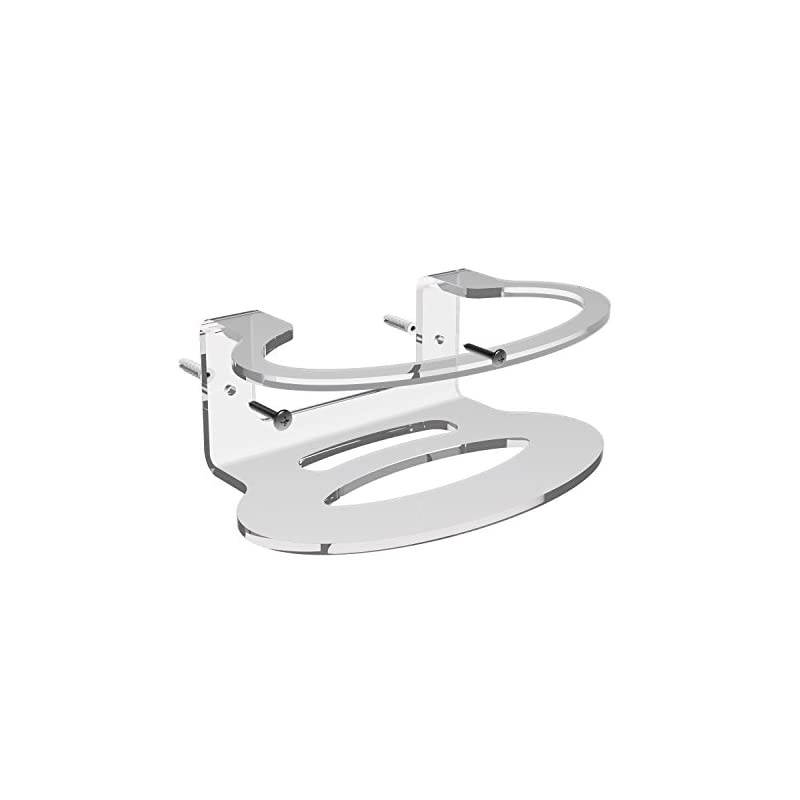 Netgear Orbi Wall Mount,  Sturdy Clear Acrylic Wall Mount Bracket Compatible with Orbi WiFi Router RBS40, RBK40, RBS50, RBK50, AC2200 AC3000 Tri Band Home WiFi Router- (1 Pack)