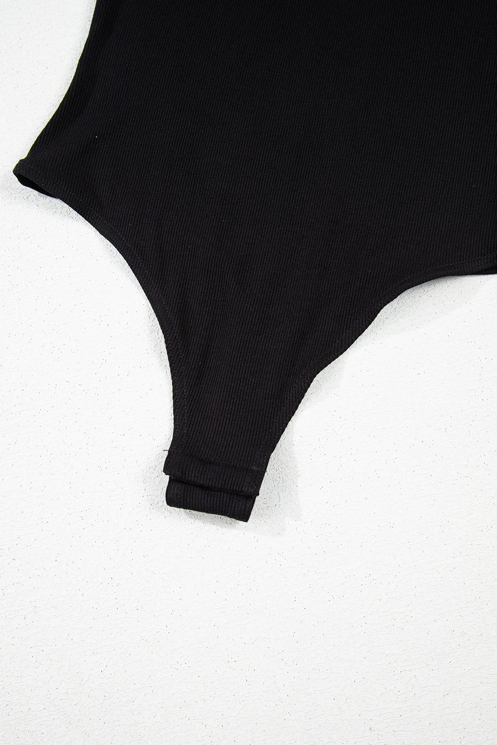 Rose Red Rhinestone Mesh Long Sleeve Bodysuit