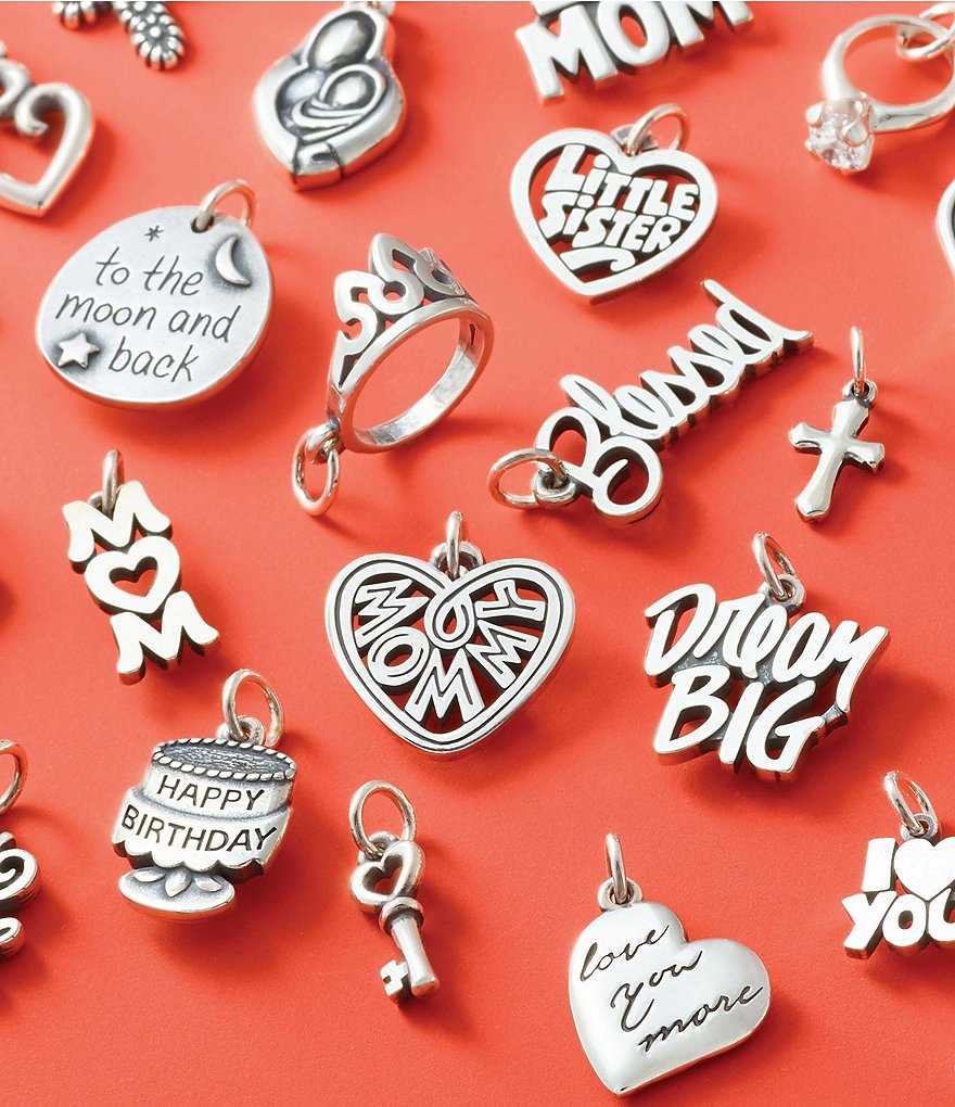 James Avery Little Sister Heart Charm