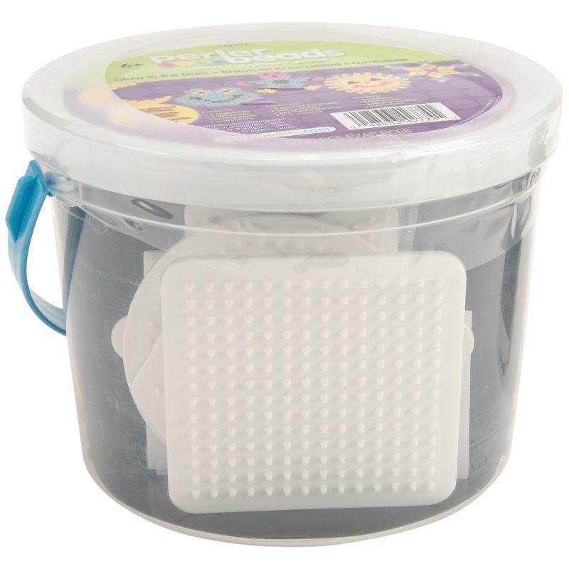 Perler Fused Bead Bucket Kit-Glow-In-The-Dark
