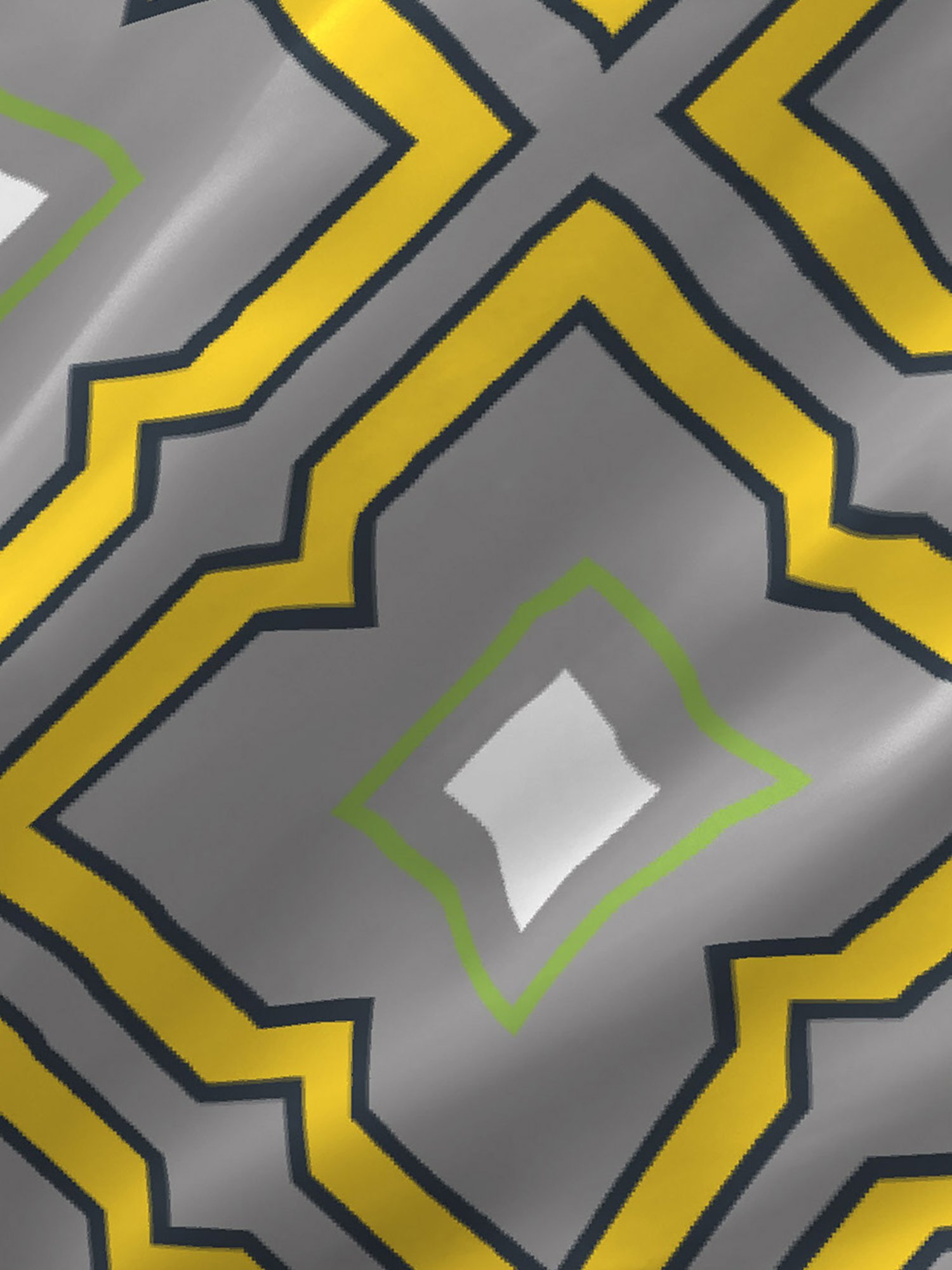 Layers Tuscany Printed Light Grey 104 TC Cotton King Bed Sheet with 2 Pillow Covers