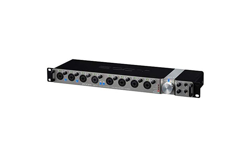 Zoom UAC-8 USB  Audio Interface, 18 In/20 Out Audio Interface, 8 XLR/TRS Combo Mic/Line Inputs, 2 Headphone Outputs, 10 Balanced TRS Outputs, ADAT, S/PDIF, MIDI I/O