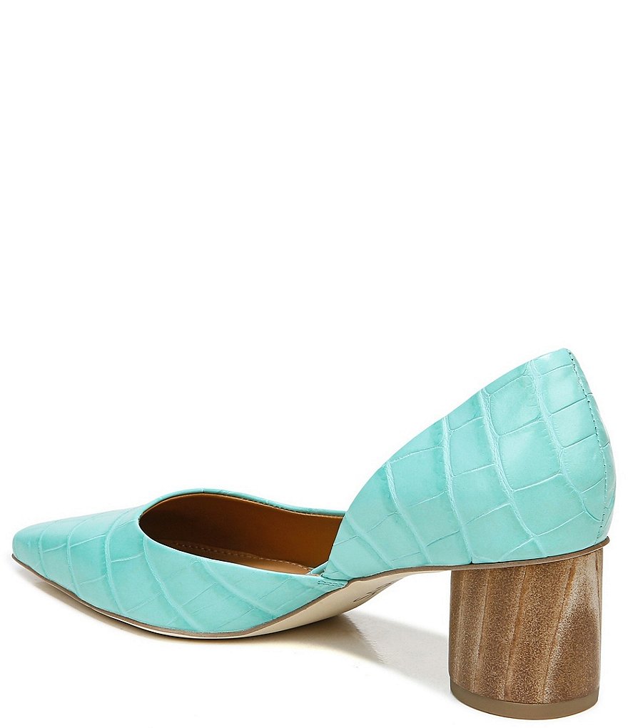 Franco Sarto Rita Croco Leather d'Orsay Pumps