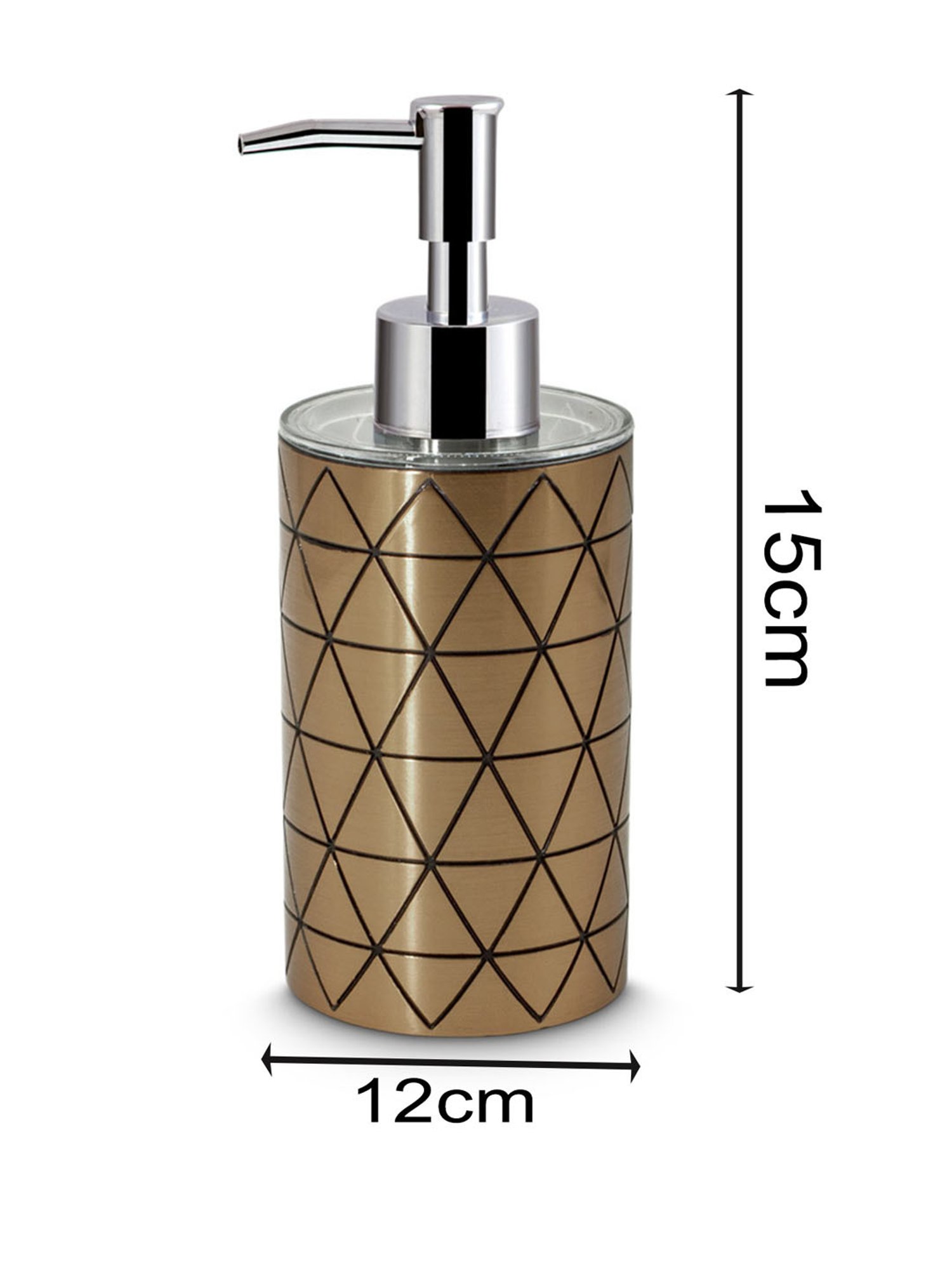 Freelance Copper Polyresin Set of 4 Bathroom Accessories