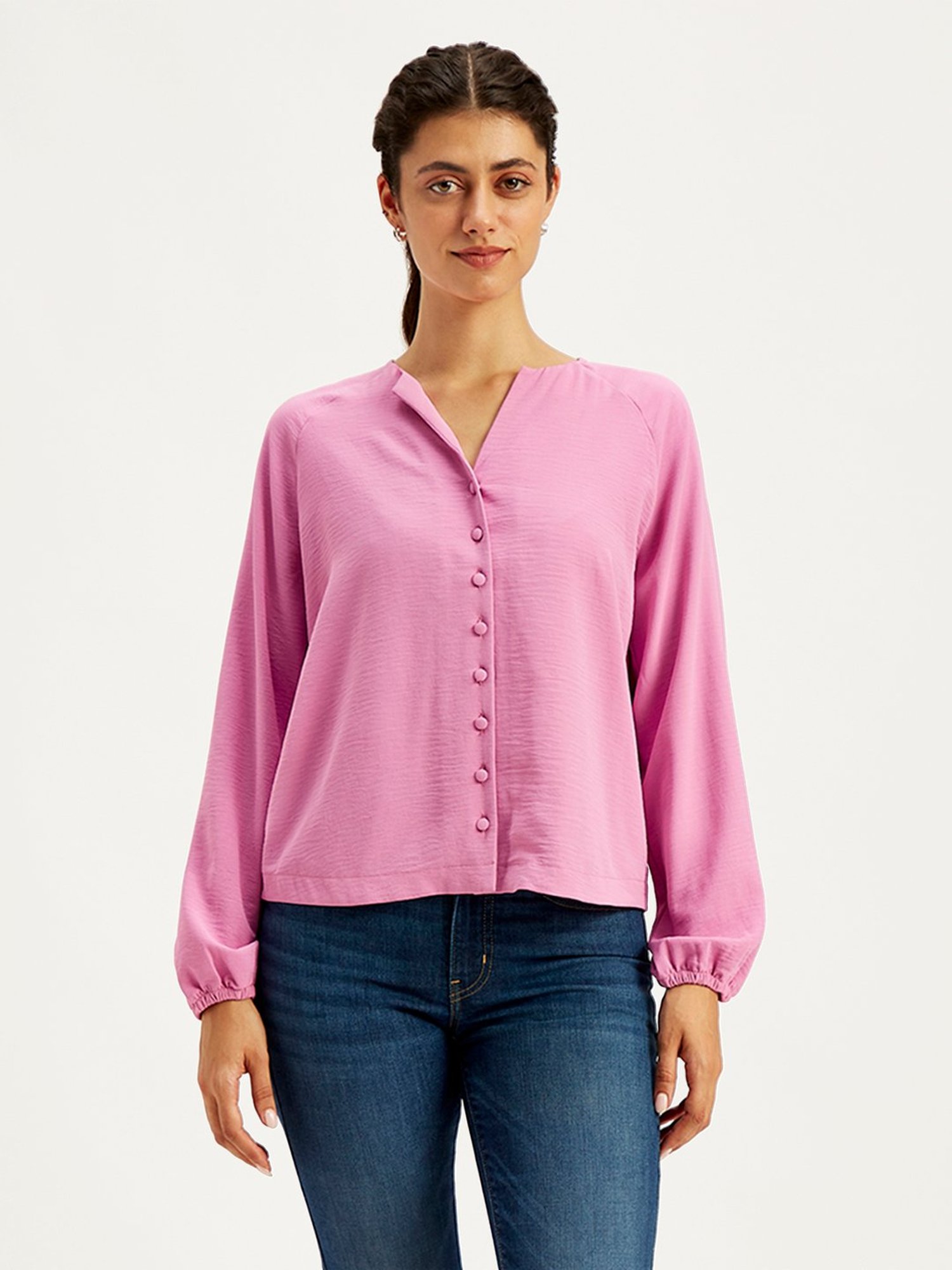 Levi's Pink Textured Top