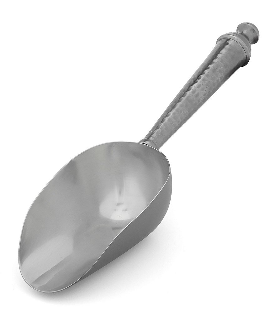 Southern Living Hammered Stainless Steel Ice Scoop