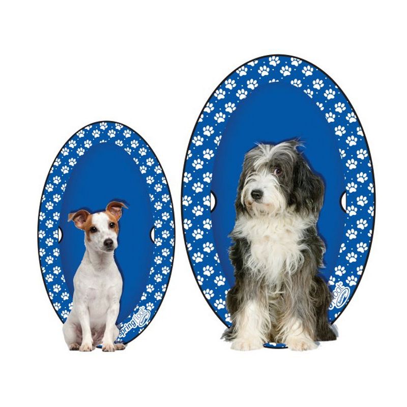SwimWays 13700 Spring Float Paddle Paws Puppy Dog Pool Lounger, Large