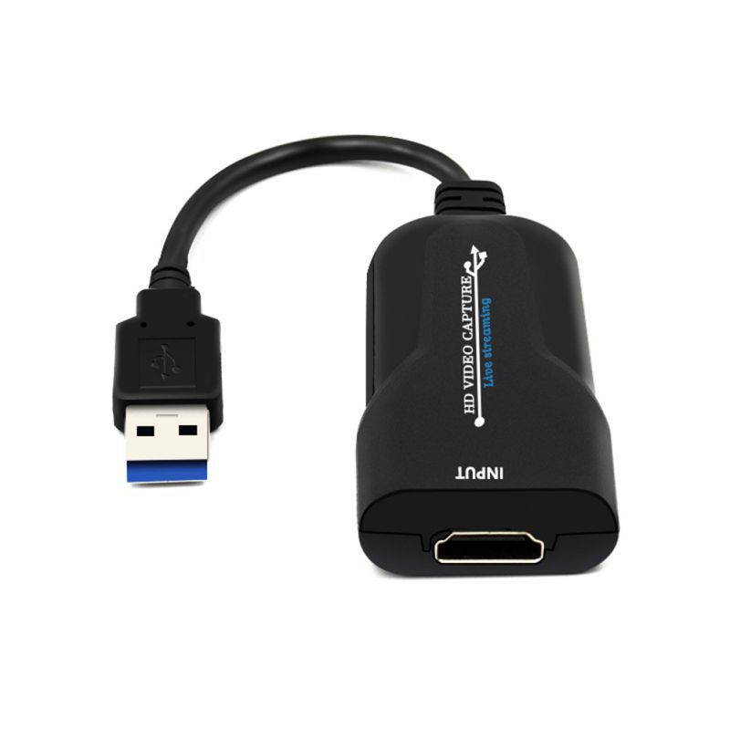 USB Video Capture Card HDMI Video HD 1080P60 Frame Capture Box Live Streaming For DVD Camcorder Camera Recording