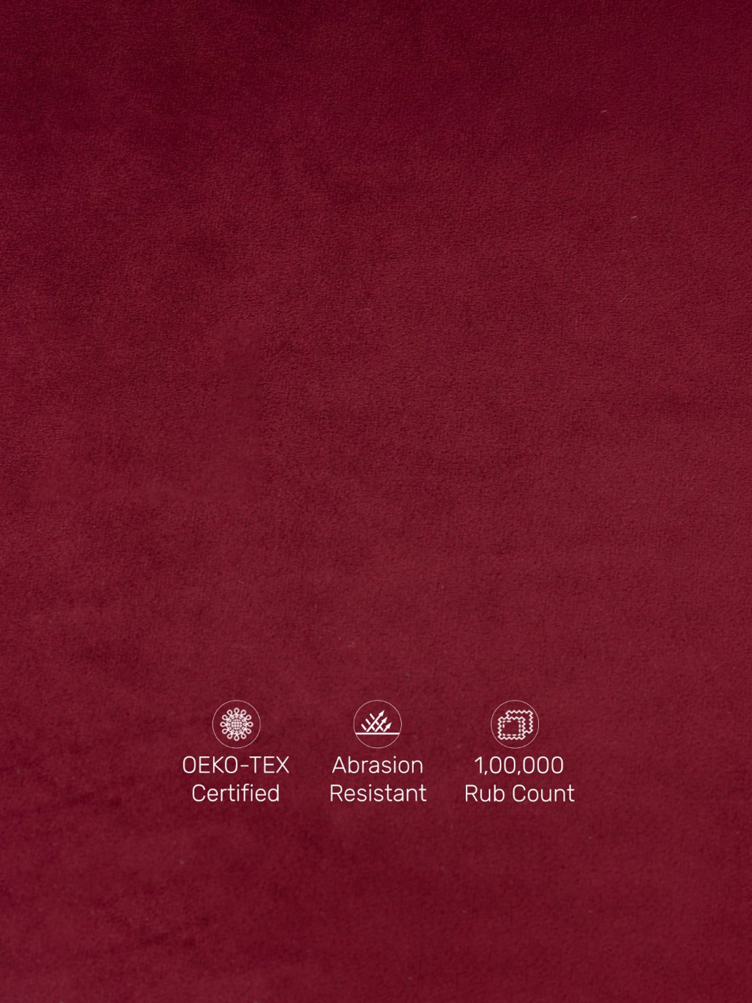 Durian Ruse X Odyssey Edit Ruby Red Fabric L Shaped Sofa