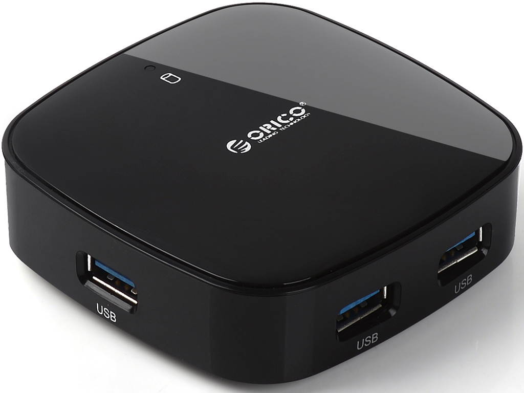Orico H4818-U3-WH Portable 4-Port USB 3.0 Mini Hub with 3.3 Ft USB 3.0 Cable