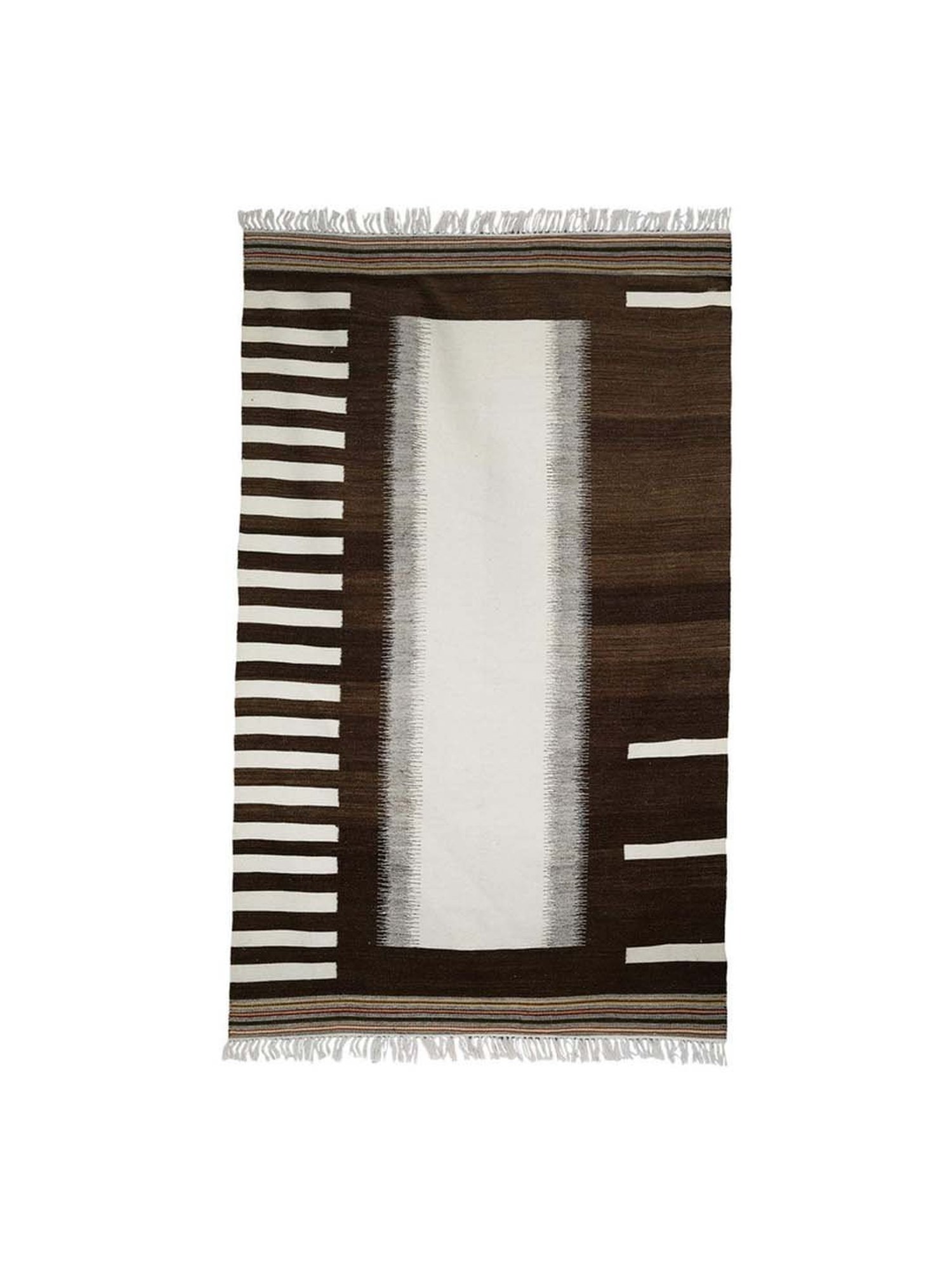 Pequra Brown & Beige Wool XL Carpet - Set of 1