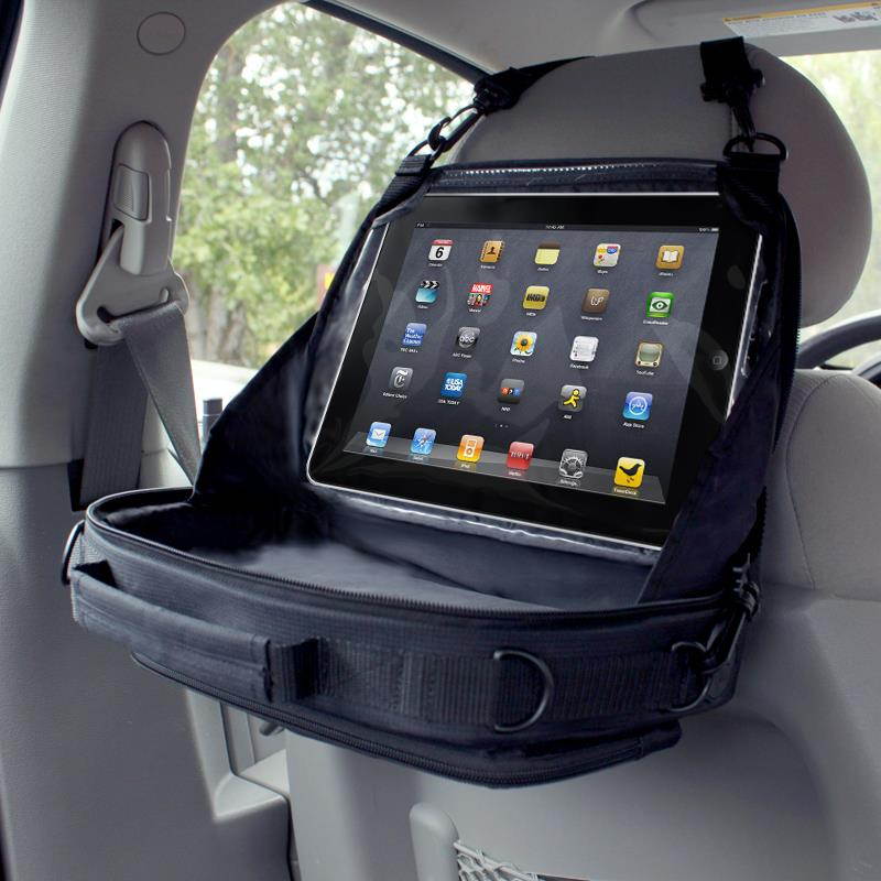 USA Gear Kid Friendly In-Car Portable Tablet Headrest Display Case - Attaches to seats & works with Toshiba Excite 10 LE , Samsung Galaxy Tab 2 , Note 10.1 & More 10.1-Inch Tablets - Incl, Mouse Pad