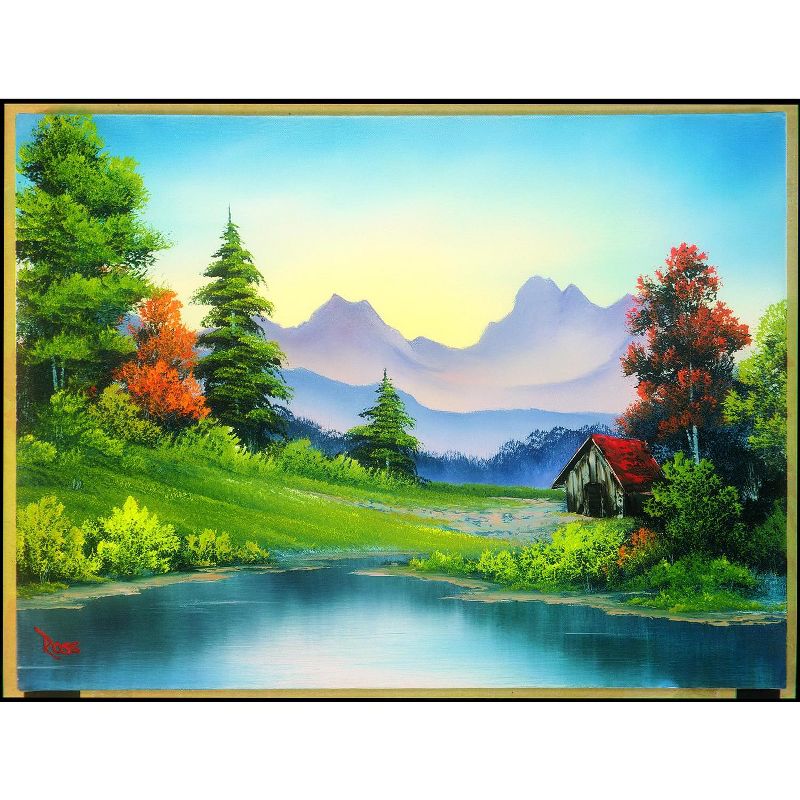 Toynk Bob Ross Trapper's Cabin Nature Puzzle | 1000 Piece Jigsaw Puzzle