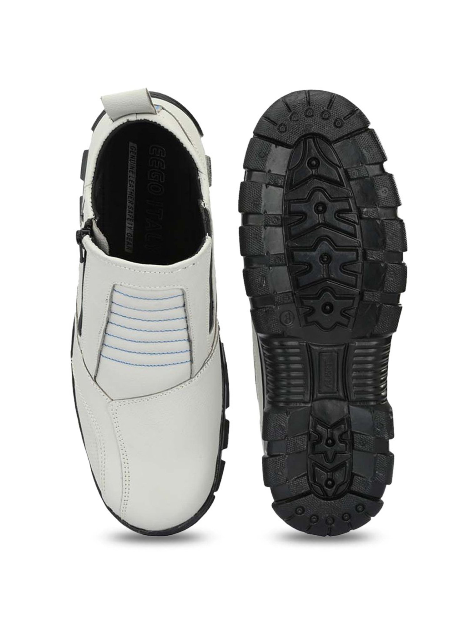 Eego Italy Men's White Casual Boots