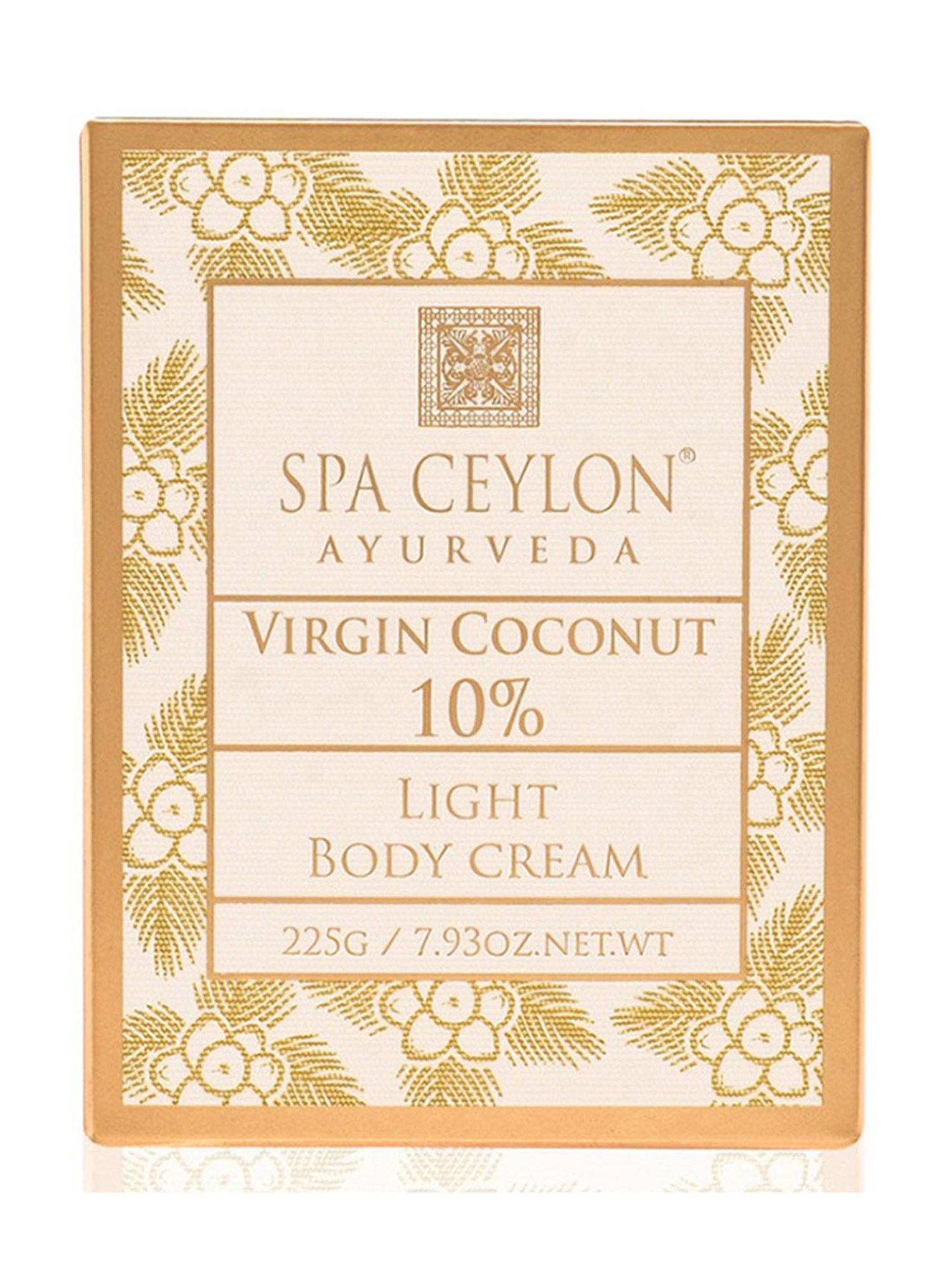 Spa Ceylon Virgin Coconut 10% Ultra Rich Body Cream - 225 gm