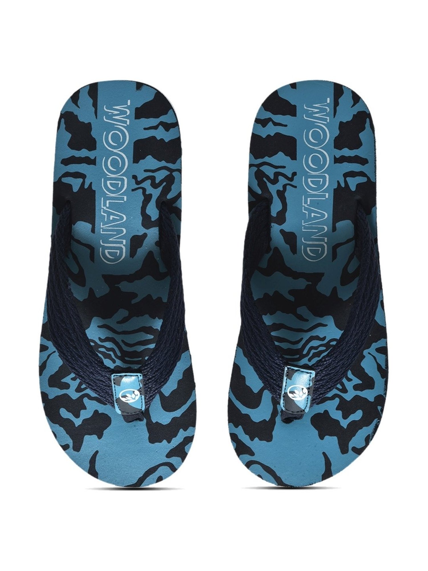Woodland Men's Blue Flip Flops