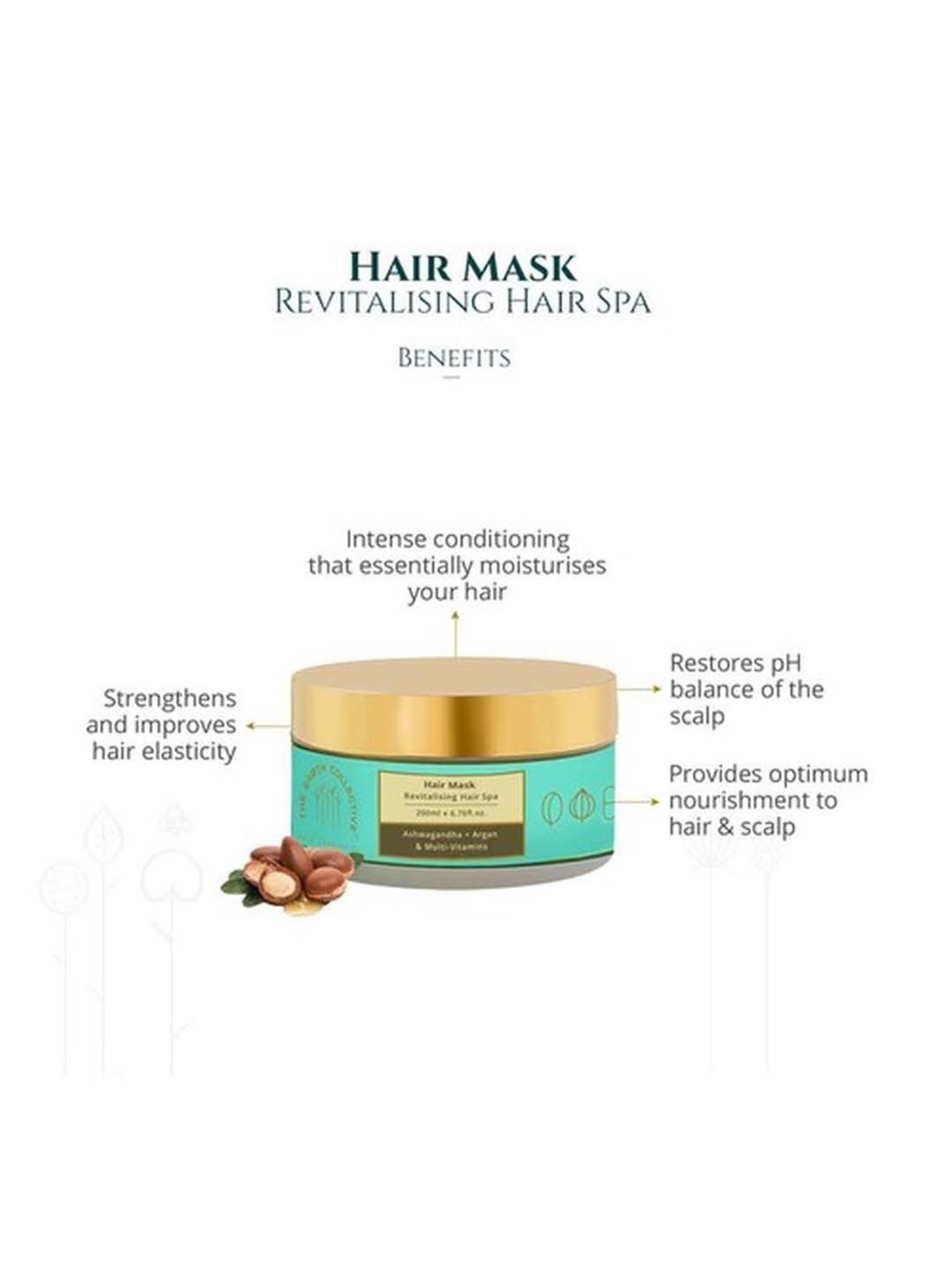 The Earth Collective Revitalising Hair Spa Hair Mask - 200 ml