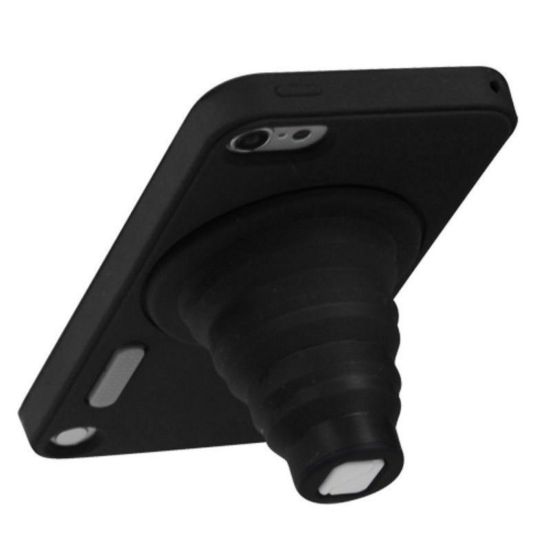 MYBAT For Apple iPod Touch 5th Gen/6th Gen Black Camera Style Gel Rubber Case w/stand