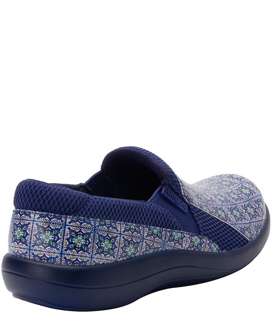 Alegria Duette Southwestern Tile Print Slip-Ons