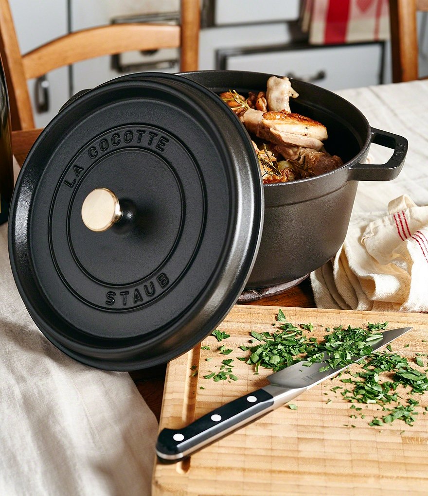Staub Cast Iron 4 Qt Round Cocotte