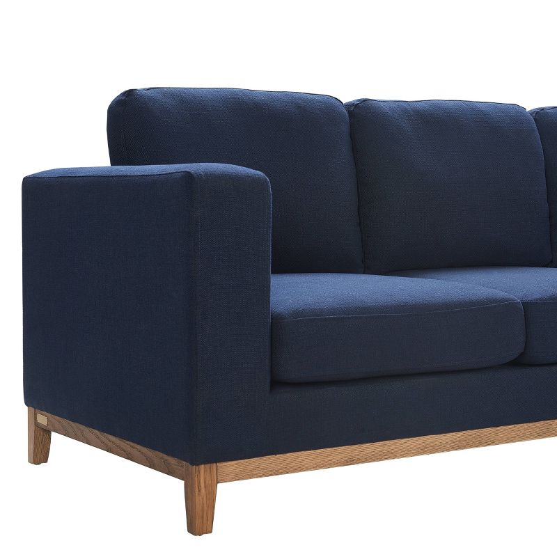 Ali Upholstered Loveseat Dark Shadow Blue - HOMES: Inside + Out