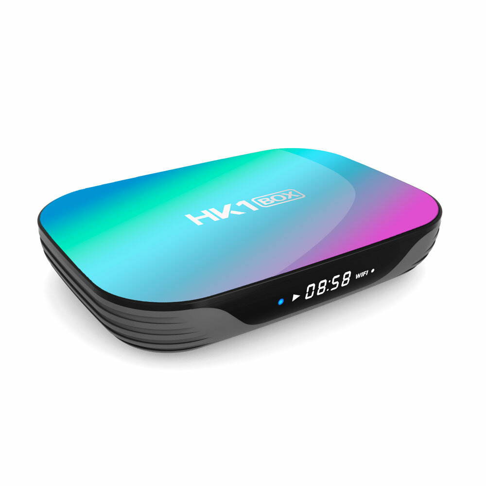HK1 Box Amlogic S905X3 4GB RAM 128GB ROM 5G WIFI bluetooth 4.0 1000M LAN Android 9.0 4K 8K H.265 TV Box Support Google Assistant