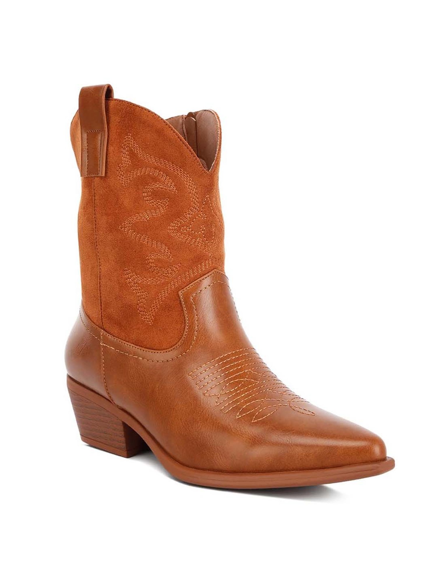 London Rag Women's Tan Cowboy Boots