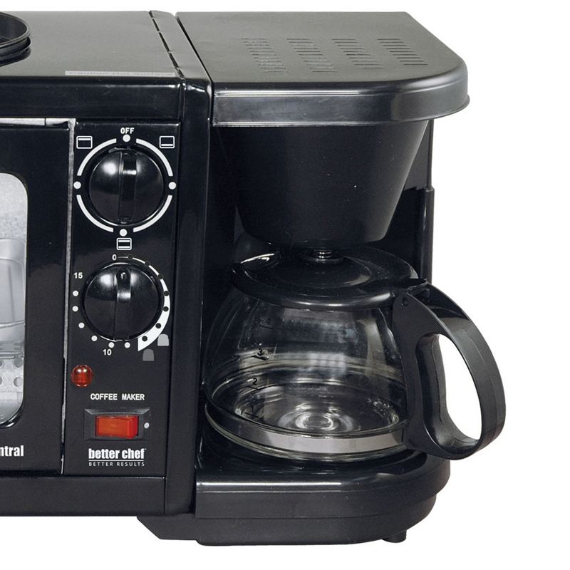 Better Chef Breakfast Central 3-in-1 Meal Maker- Black