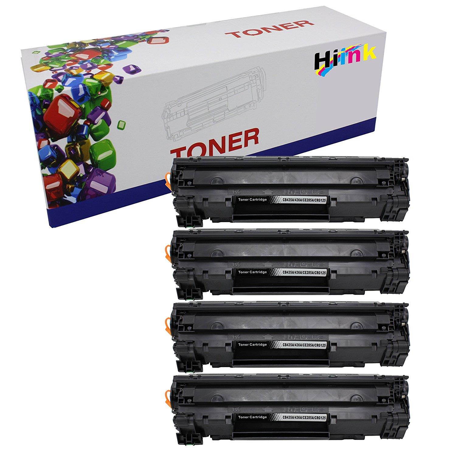 HIINK Compatible Toner Cartridge Replacement for HP CE285A ( Black , 4-pack )