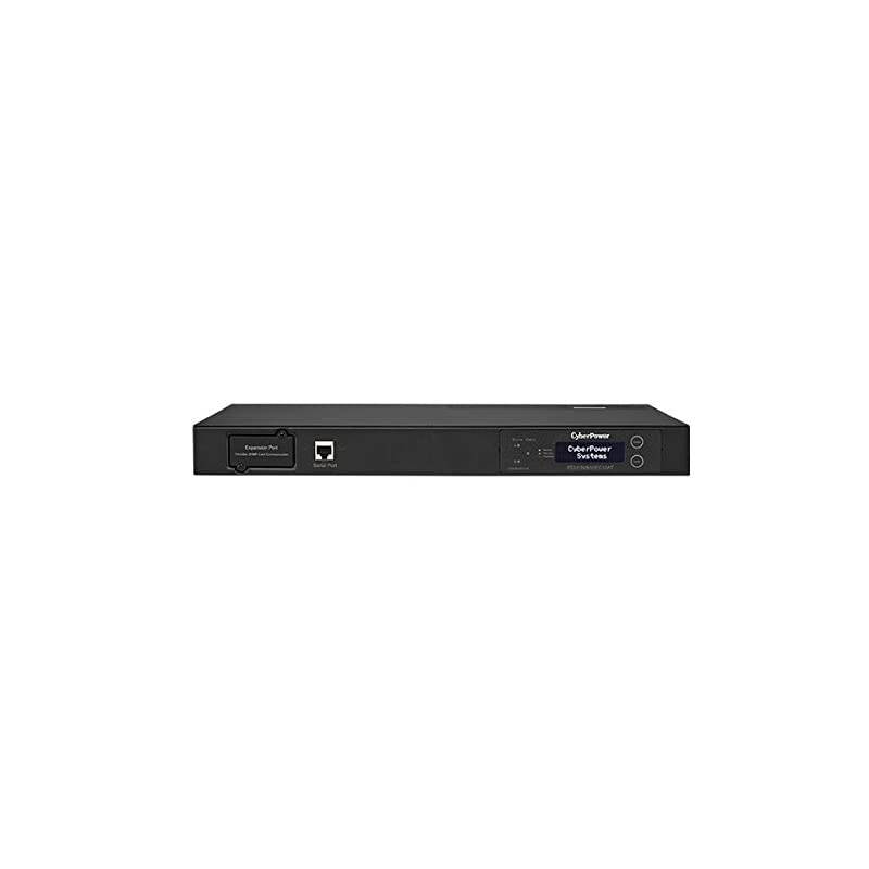 PDU15MHVIEC12AT Metered ATS PDU, 200-240V/15A, 12 Outlets, 1U Rackmount