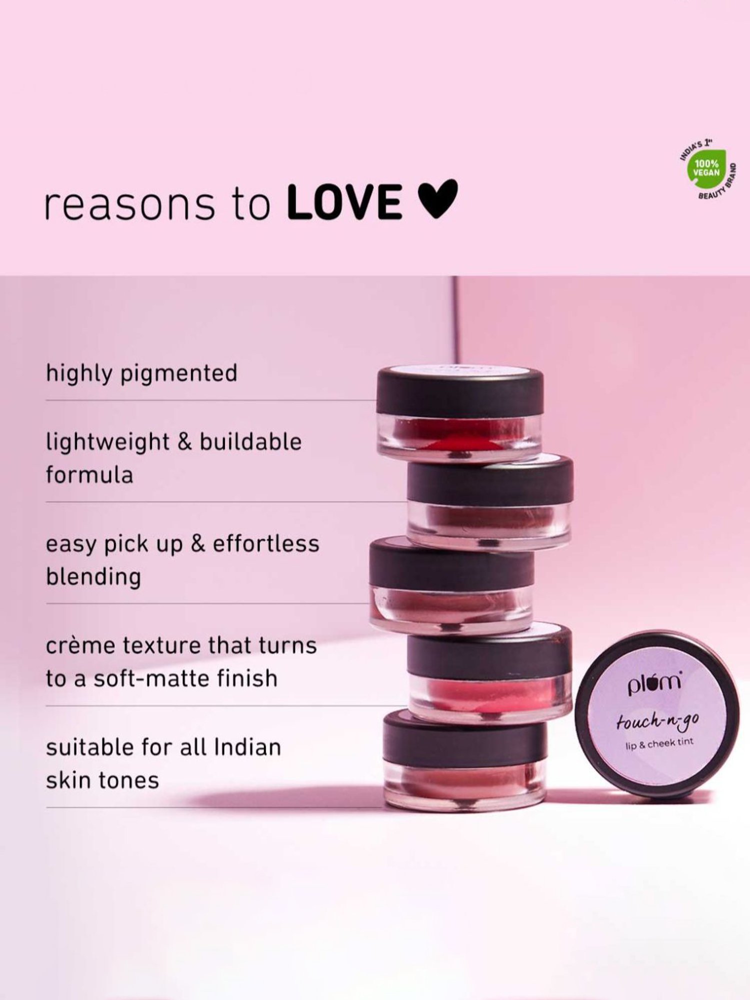 Gush Play Tint 2 In 1 Lip & Cheek Tint Jaw Breaker - 5 gm