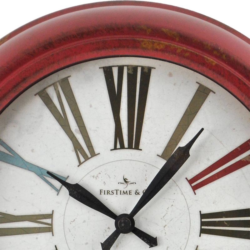 Firstime & Co. Red Relic Wall Clock