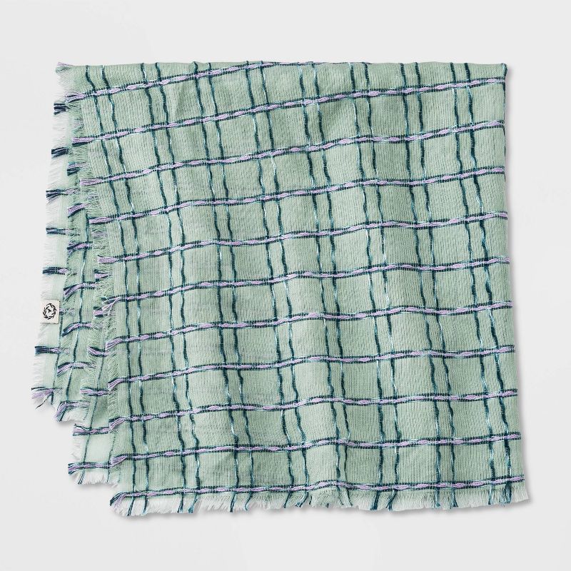 Women's Jacquard Bandana - Universal Thread™ Green One Size