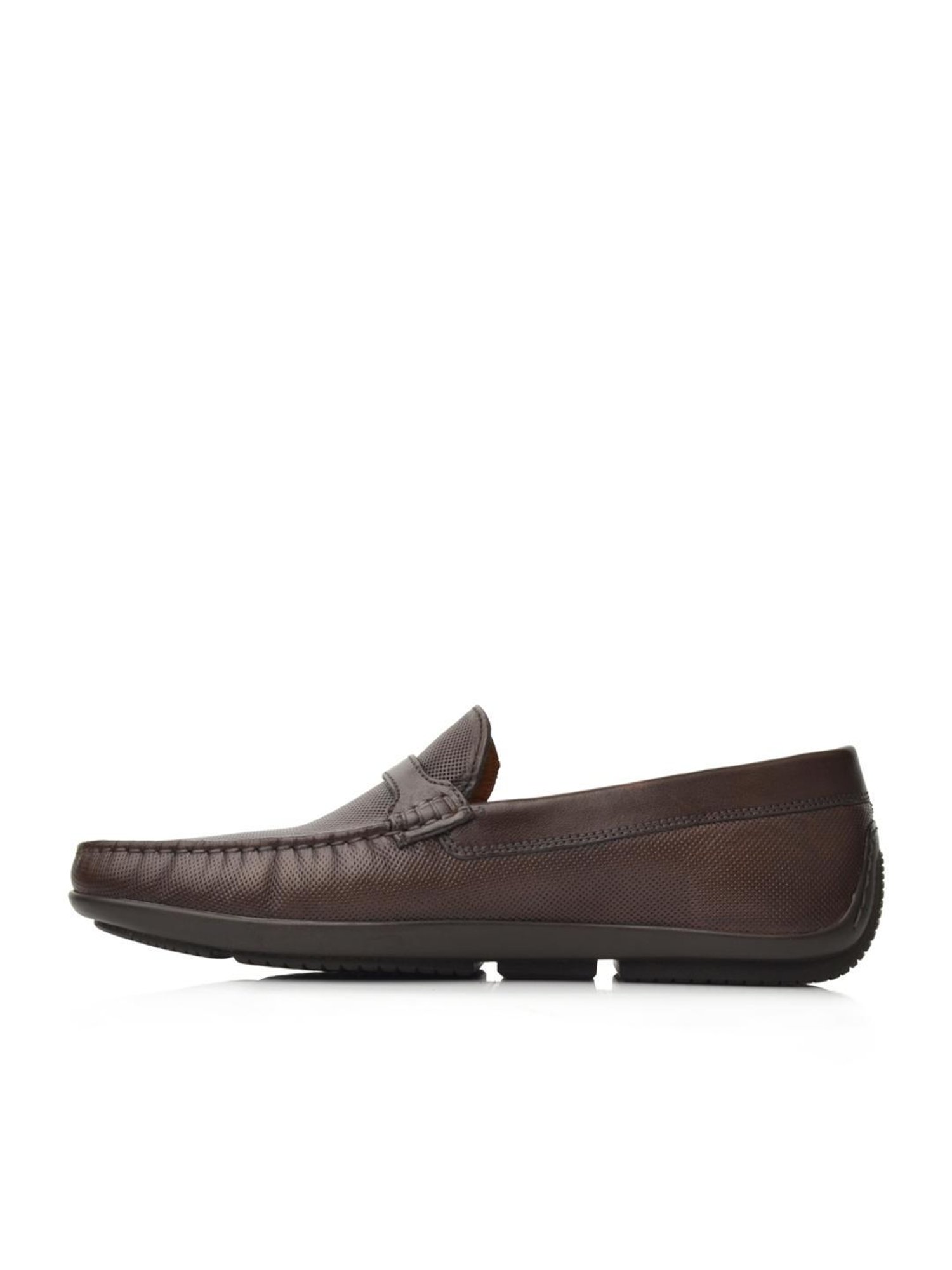 Language Shoes Men's James Driver Brown Loafers