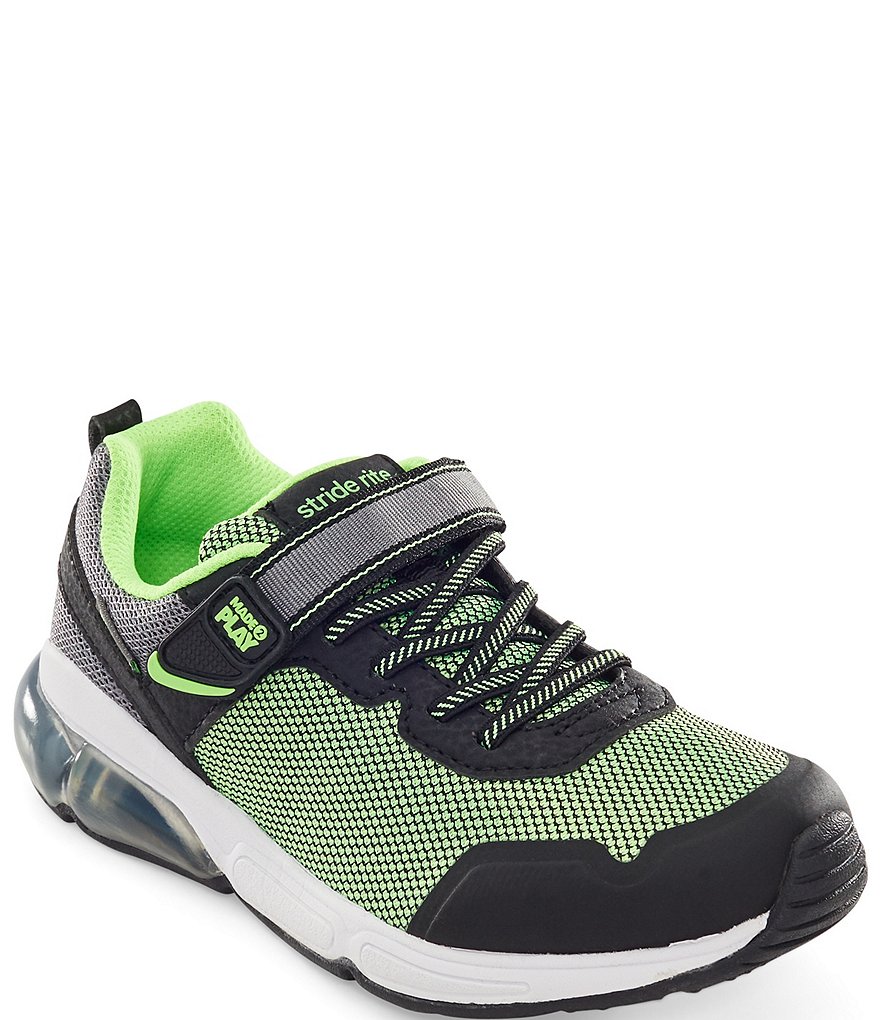 Stride Rite Boys' Radiant Bounce Made2Play Washable Light Up Sneakers (Youth)