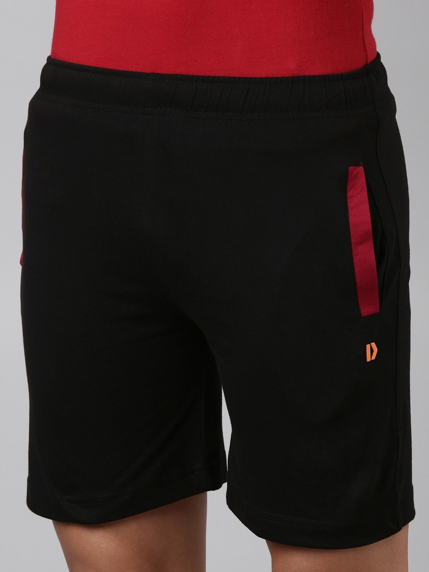 Dixcy Scott Maximus Black Cotton Regular Fit Shorts