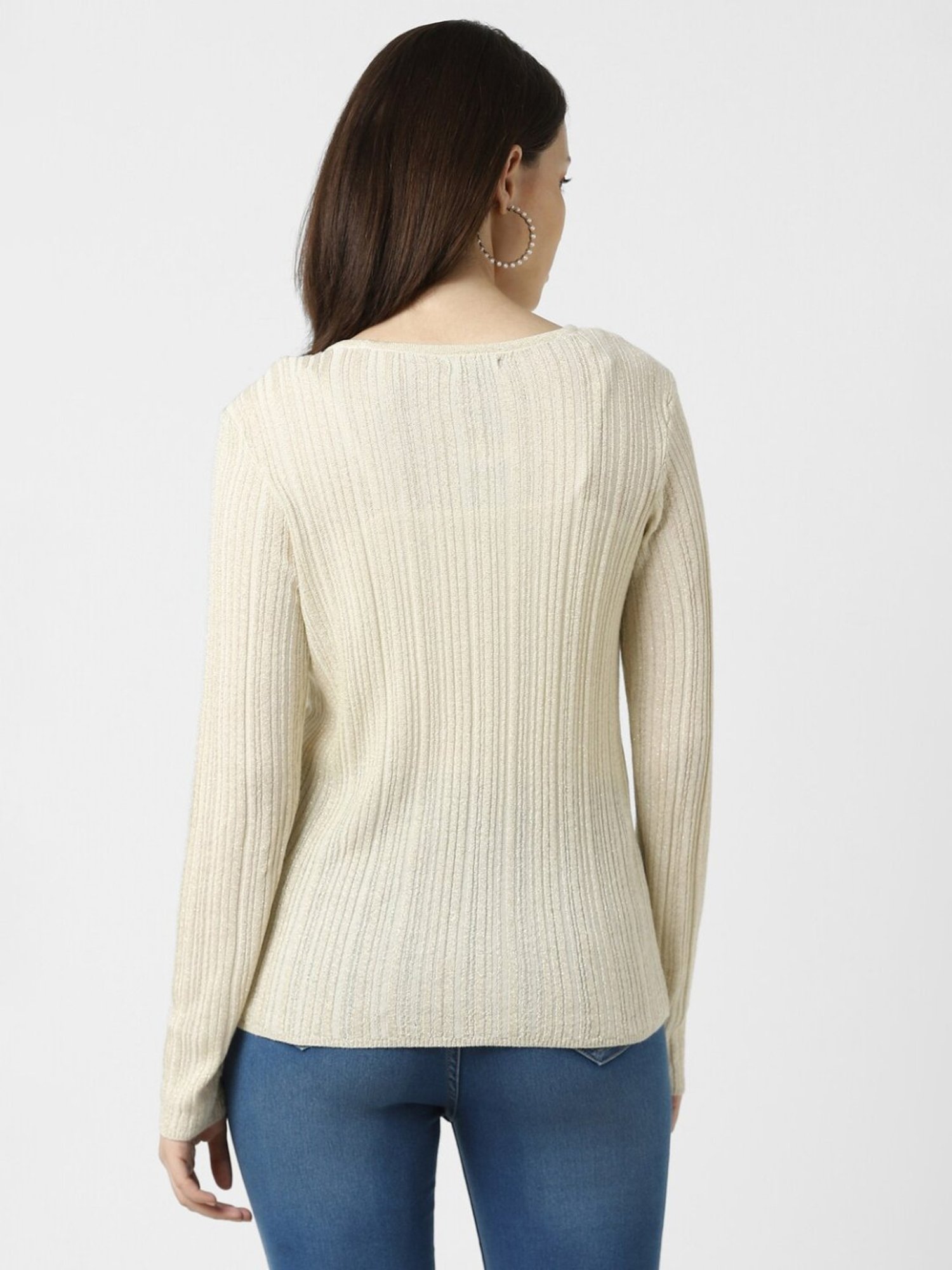 Van Heusen Beige Striped Top