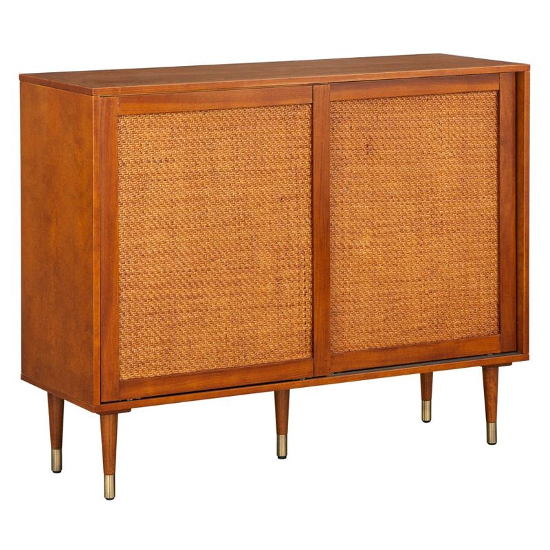 Naples Side Board White/Dark Brown - Chique