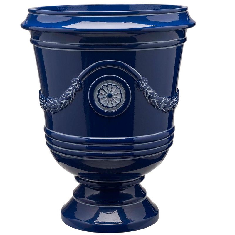 18" Porter Urn, Navy - Southern Patio