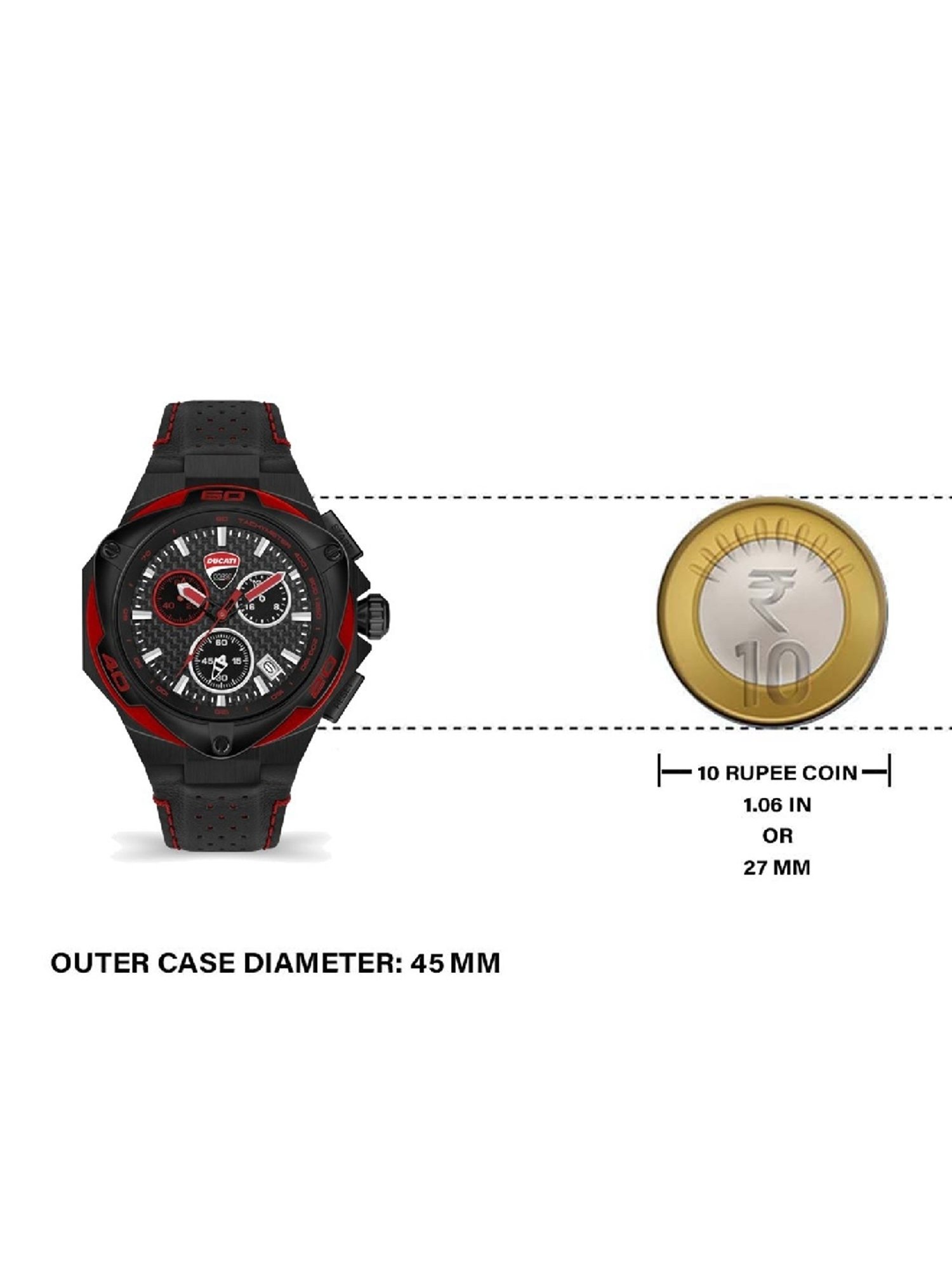Ducati Corse DTWGC2019004- SET C Analog Watch with Wallet for Men
