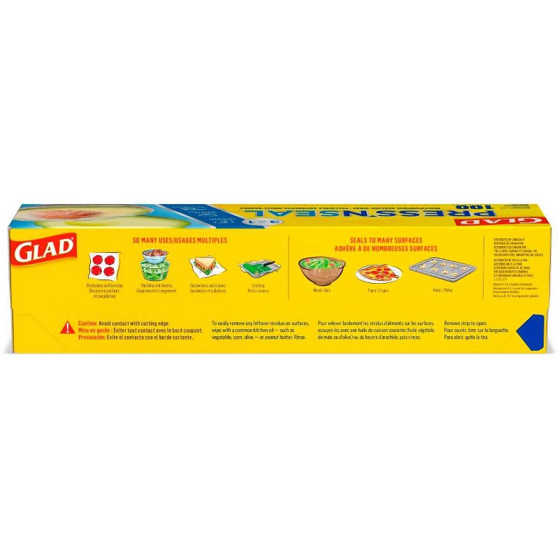 Glad Press'N Seal + Plastic Food Wrap - 100 sq ft