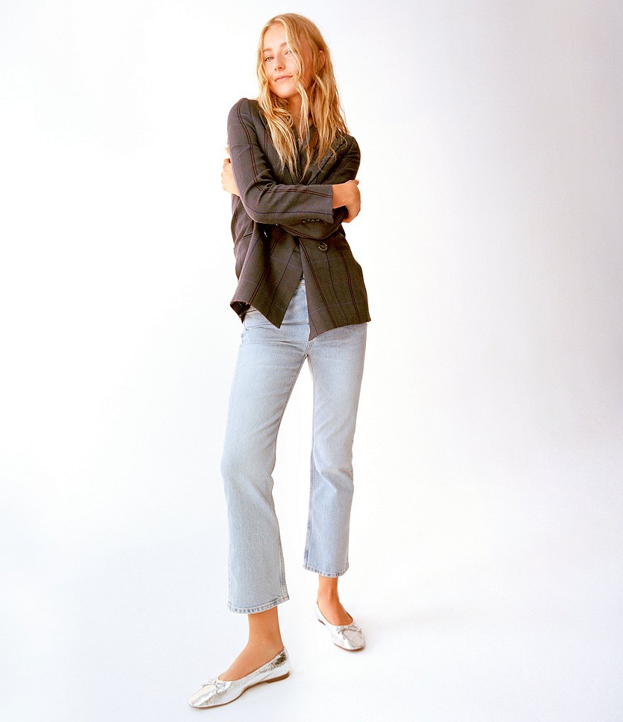 Schutz Arissa Metallic Leather Ballerina Flats